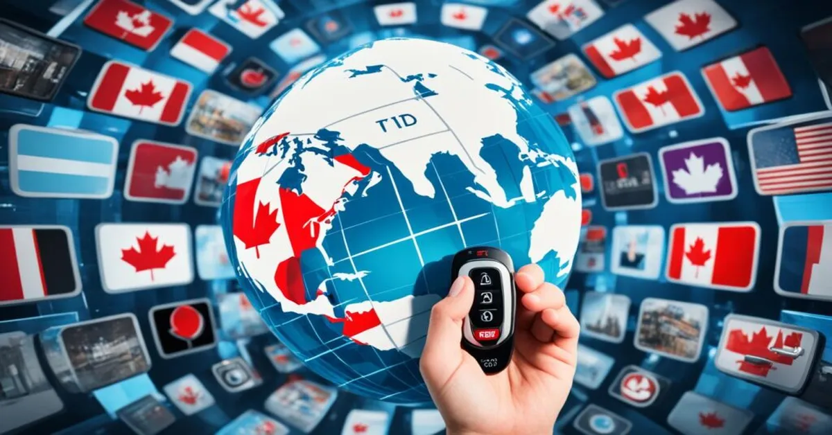 Image representing the topic 'Access Your IPTV Service Anywhere in Canada with Remote Access Features'