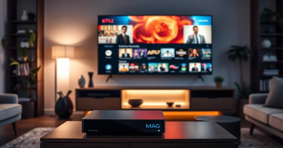 Image representing the topic 'MAG IPTV Box Review: Is It the Best IPTV Box in 2024?'