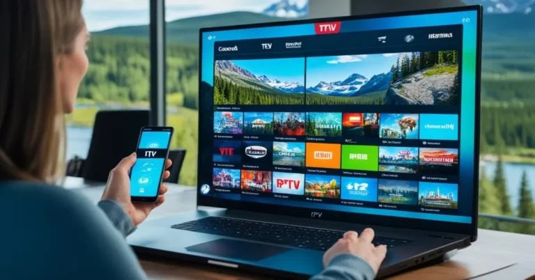 Image representing the topic 'Access Your IPTV Service Anywhere in Canada with Remote Access Features'